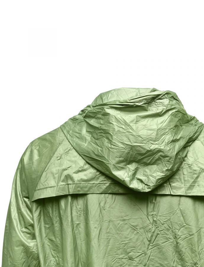Pelerină verde impermeabilă cu glugă BK, mărimea XXXL, pentru protecție împotriva ploii 2
