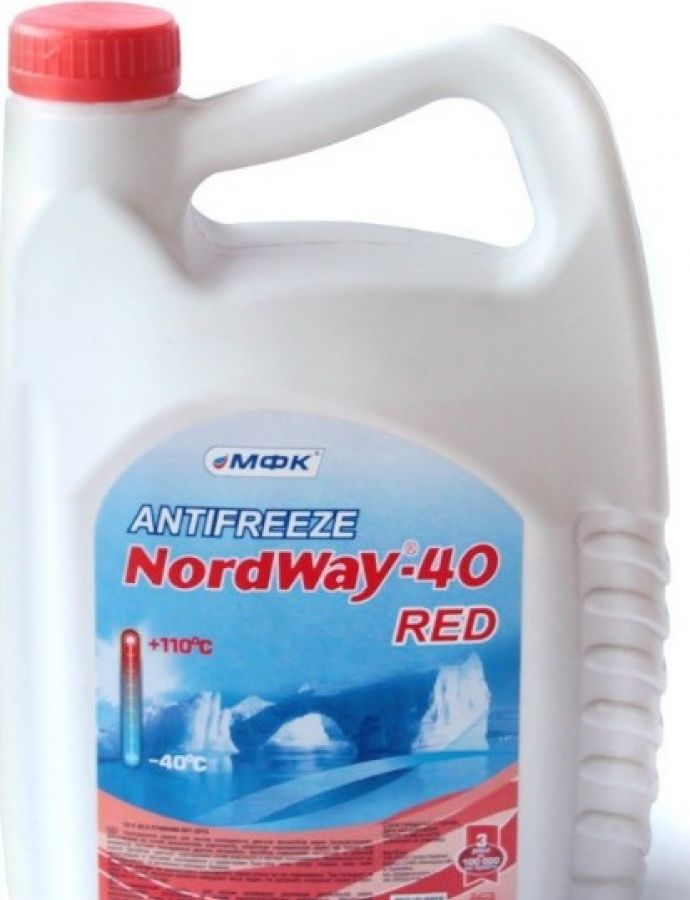 Antifreeze NordWay G12- 40 5. (rosu) 1