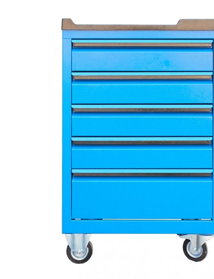 Тележка для инструментов метал. с 5 ящиками 450х700х890мм BK 1