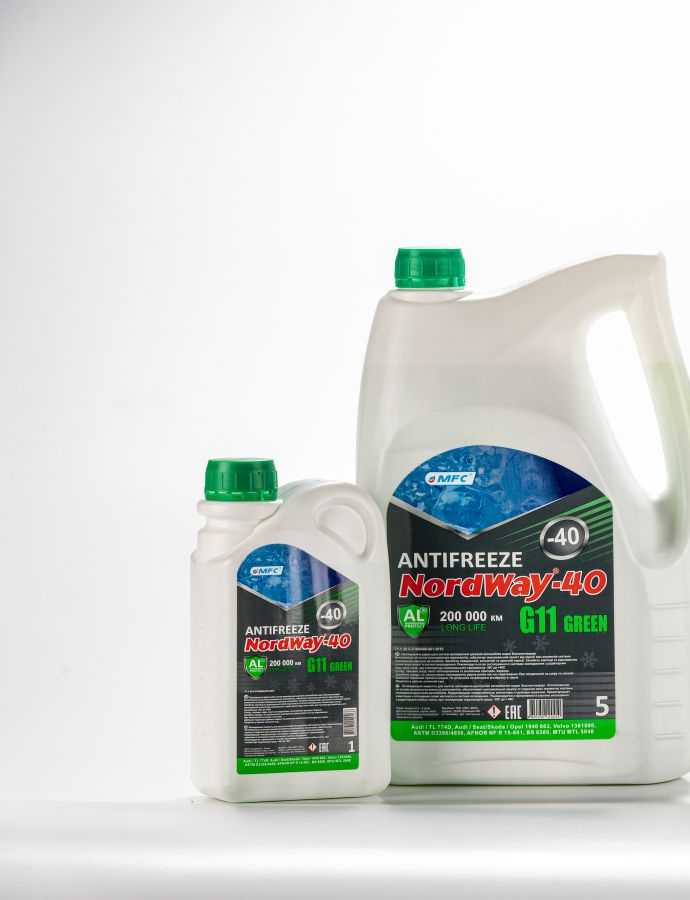 Antifreeze NordWay G11- 40 10. (verde) 1