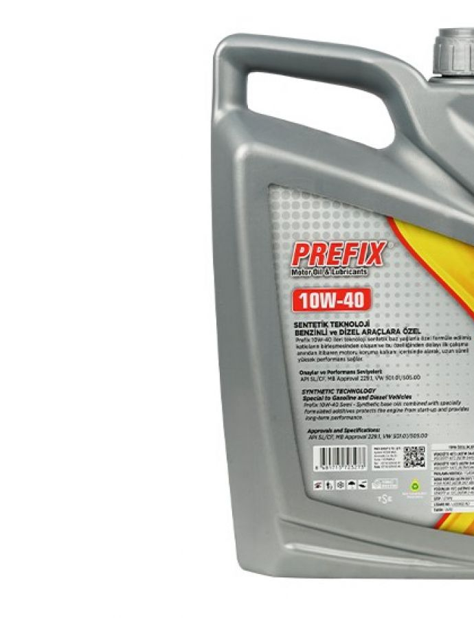 Ulei de motor sintetic PREFIX 10W-40 Syntetic Gasoline&Diesel 4L. SL/CF-4 1