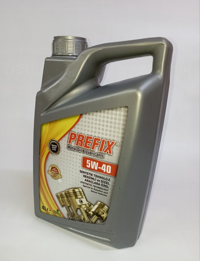 Ulei de motor sintetic PREFIX 5W-40 Syntetic Gasoline&Diesel 4L. SL/CF-4 1