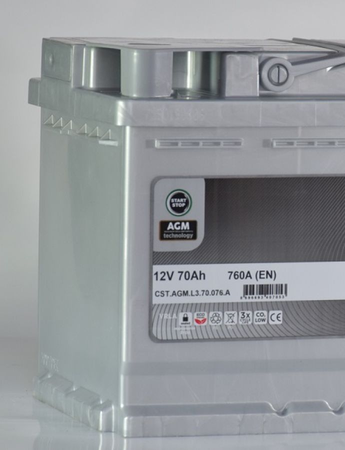Acumulator CASTROL 70 Ah AGM 278×175×190 1