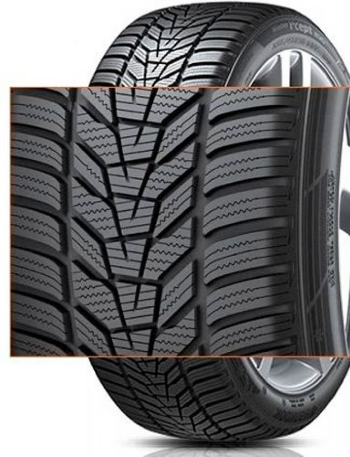Зимняя шина Hankook W330A 235/55R17 103V XL – сцепление, безопасность и комфорт на зимних дорогах. 1