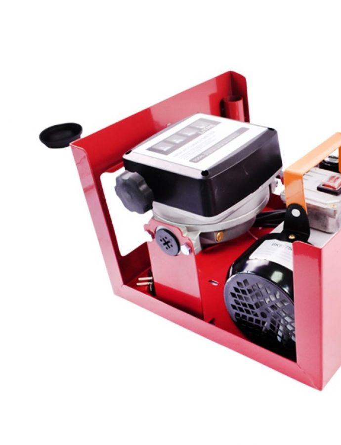 Насоса для перекачки топлива220V 550W расход 60 л/мин, со счетчиком шлангом 1,5 2