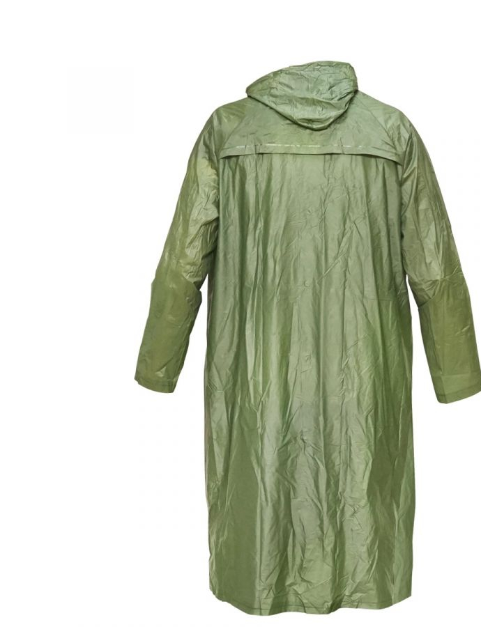 Pelerină verde impermeabilă cu glugă BK, mărimea M, pentru protecție împotriva intemperiilor 3