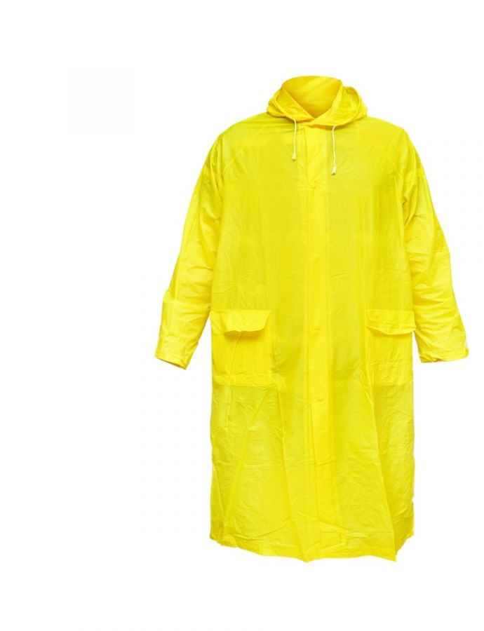 Плащ дождевик жёлтый размер L с капюшоном BK 3