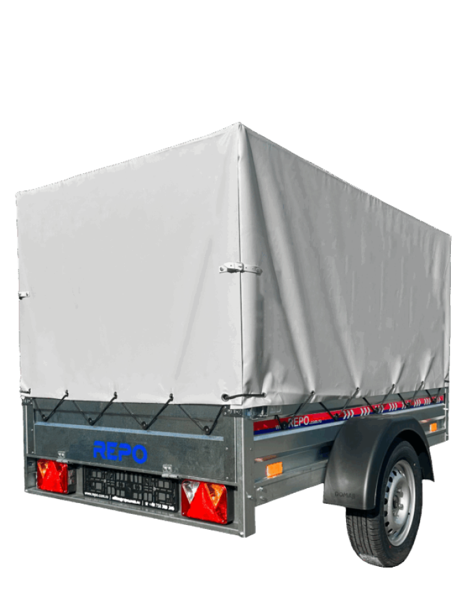 Remorca auto REPO RRS cu cadru metalic si prelata h1200/ 2100*1150*350 1