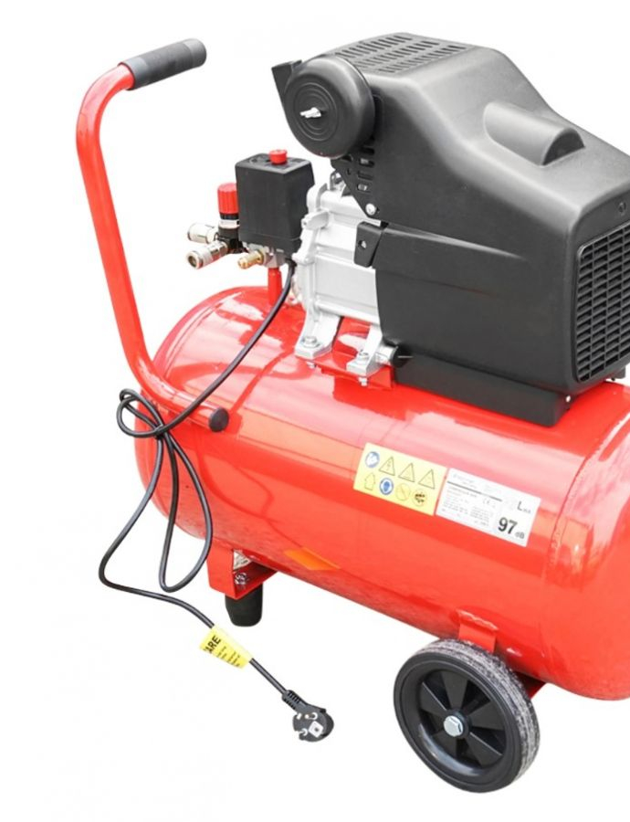 Компрессор воздушный 50л, 1,5 кВт/2 л.с, 8 бар, объем 184 л BK 7