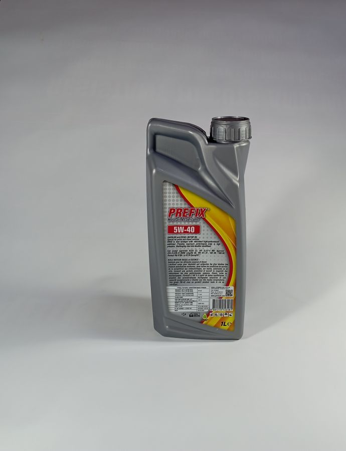 Моторное синтетическое масло PREFIX 5W-40 Syntetic Gasoline&Diesel 1л. SL/CF-4 1