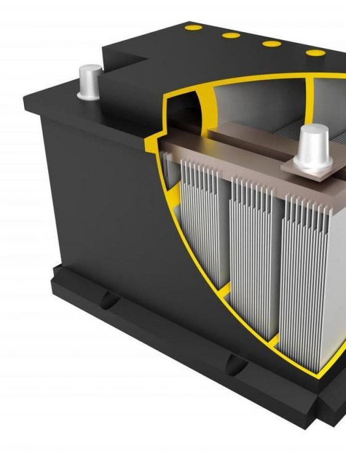 Acumulator auto POVVER 60Ah+stinga (Mutlu) S3 610A 1