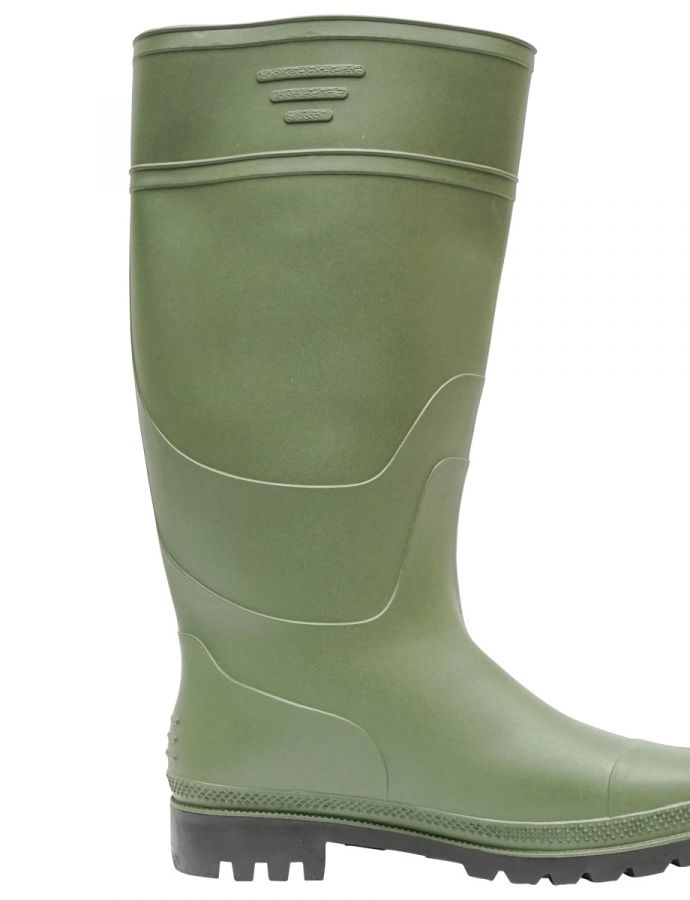 Сапоги резиновые защитные зелёные со стальным носком размер 42 BK 005GB 2