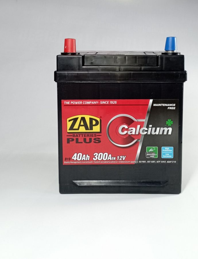 Acumulator ZAP 40 Ah Plus Japan Cars + stinga 300A 2