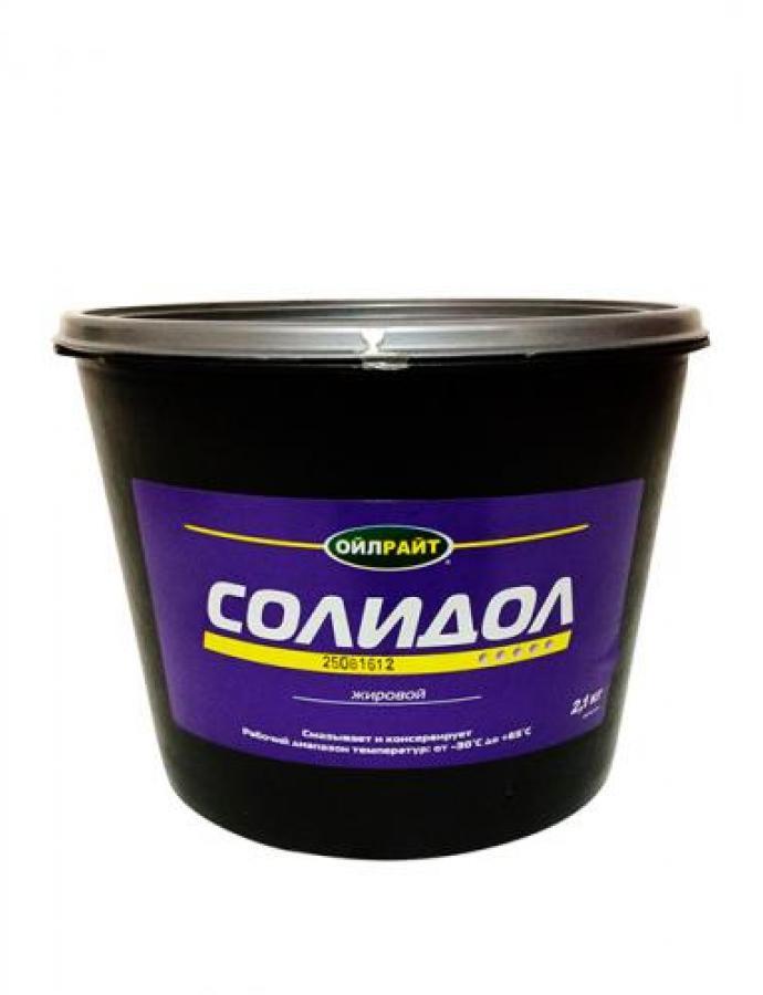 Смазка Солидол жировой Oilright 2,1 кг
