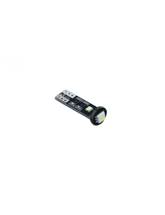 Светодиодная лампа T10 2SMD W5W 12V белая с дополнительным сопротивлением для габаритов и панели приборов TEMPEST