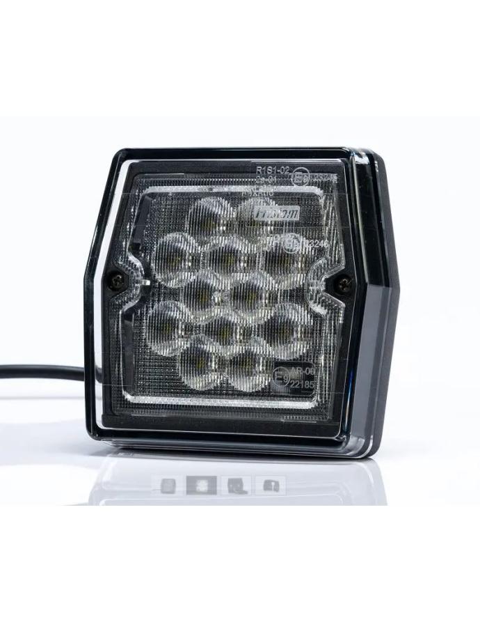 Lampă FT-224 LED marșarier — lampă LED de mers înapoi pentru camioane, remorci și utilaje speciale.