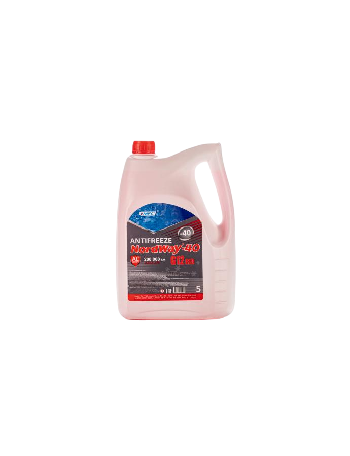 Antifreeze NordWay G12- 40 5. (rosu)