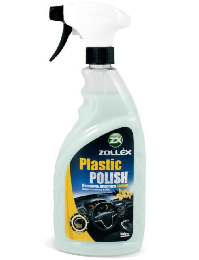 Polish pentru plastic Zollex lapte „Vanilie” 0,75 L (trigger) — produs pentru curățarea și protecția suprafețelor din plastic auto.