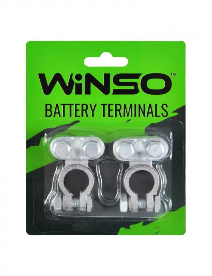 Клеммы аккумулятора свинец 2шт 135г WINSO