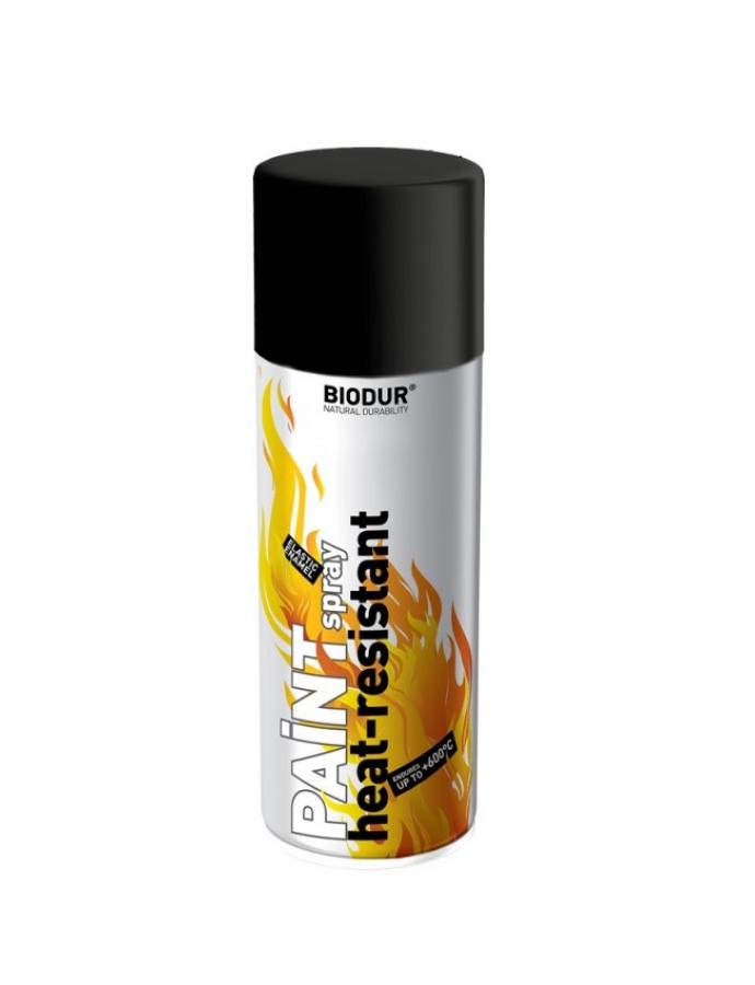 Spray vopsea argintie +600ºC BIODUR 400ML