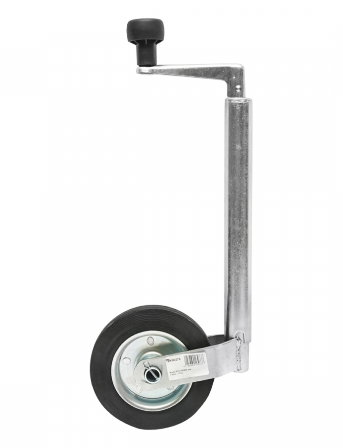 Опорное колесо для прицепа 34 мм, нагрузка 100 кг.