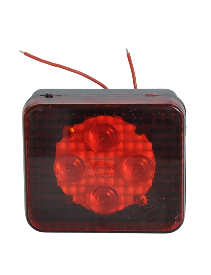 Lampă anti-ceață LED Ф-460L roșie — lampă LED spate pentru vehicule comerciale și transport greu.
