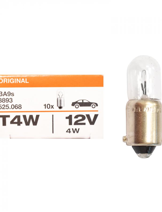 Лампа автомобильная T4W 12V BA9S OSRAM