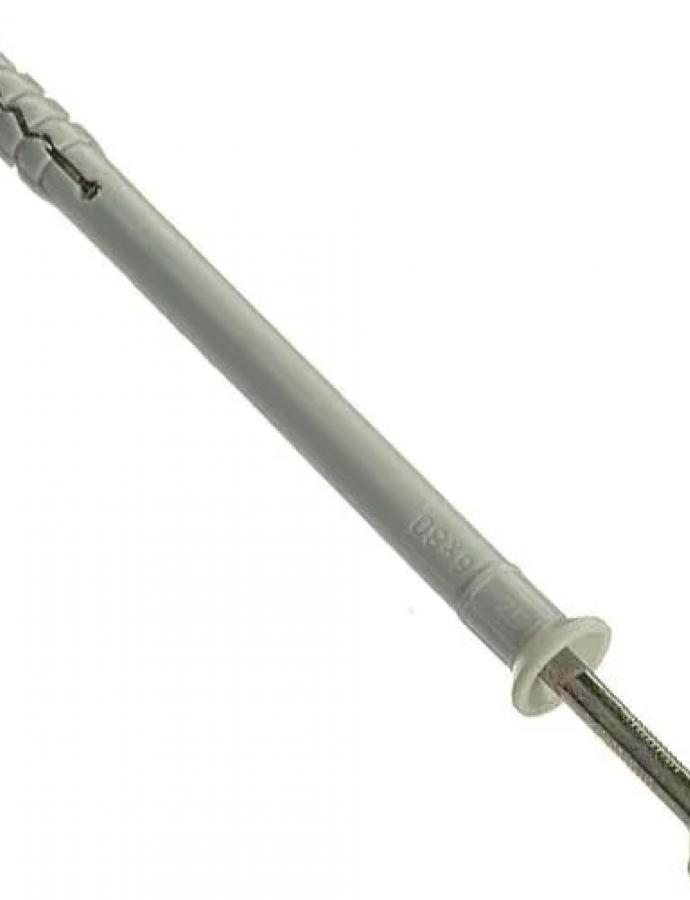 Дюбели для быстрого монтажа 6×80 мм (100 шт) — удобное решение для крепления легких материалов.