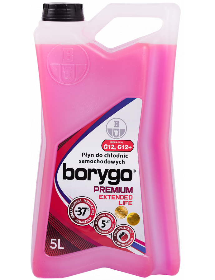 Антифриз BORYGO Premium G12+ 5 л красный – купить в Кишинёве