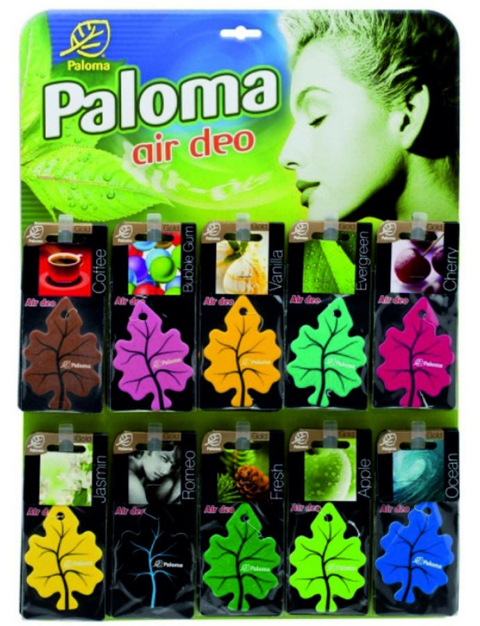 Ароматизатор авто PALOMA Gold (планшет 60 шт)