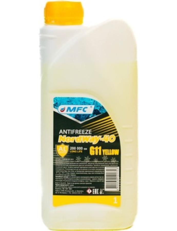 Antigel NordWay G11 -40 1 l (galben)