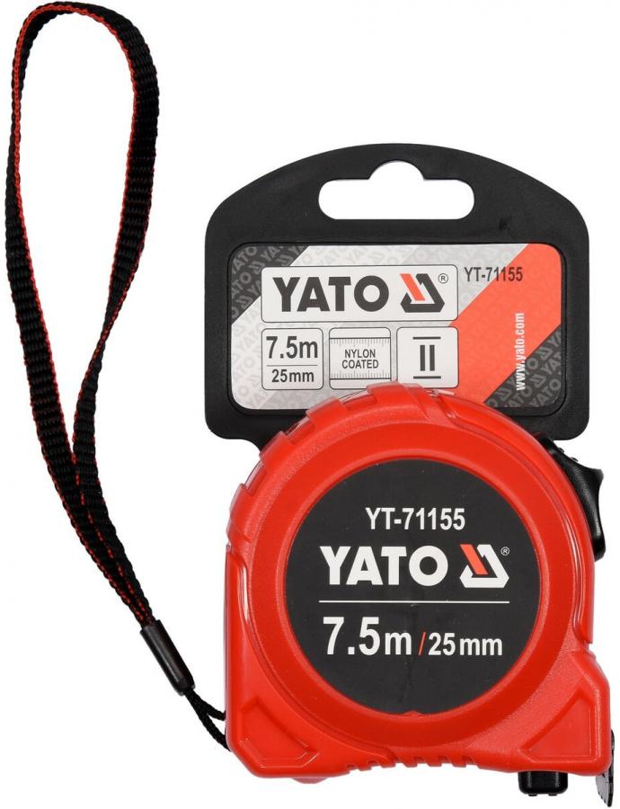Рулетка 7,5м*25мм YATO