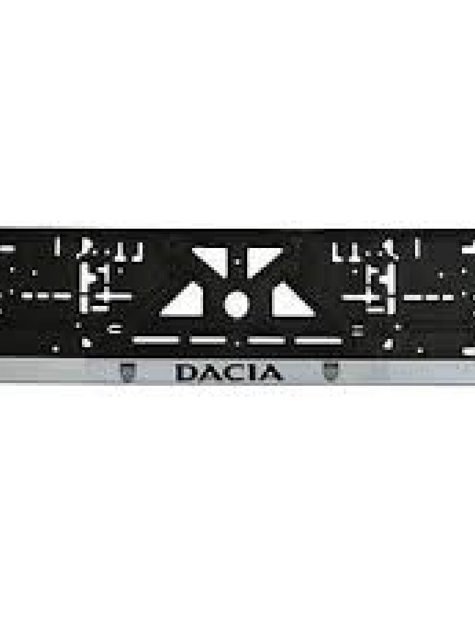 "Ramă pentru număr DACIA (V) CARLIFE – ramă durabilă și elegantă pentru plăcuțele de înmatriculare ale mașinilor Dacia."