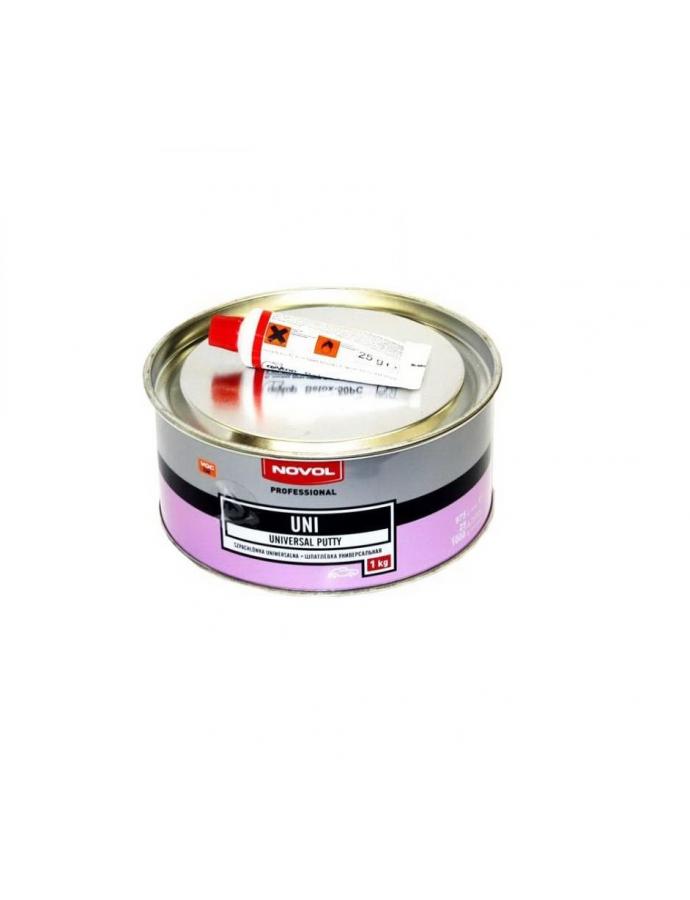 Шпатлевка UNI PROFI 1 кг – полиэфирная смесь для ремонта и выравнивания поверхностей.