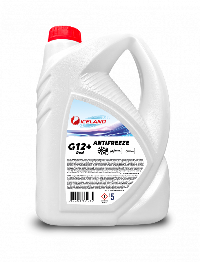 Antifreeze ICELAND G12 5. (rosu)