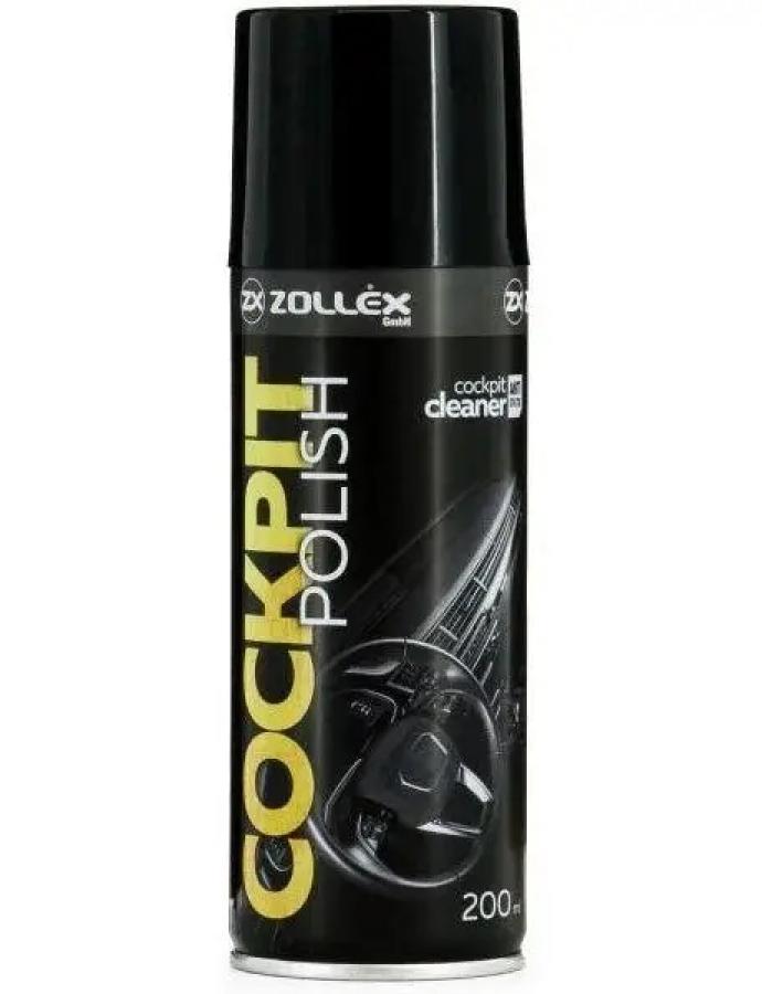 Полироль торпеды Zollex с силиконом «Новая машина» 200 мл — средство для очистки и защиты панели приборов с ароматом новой машины.
