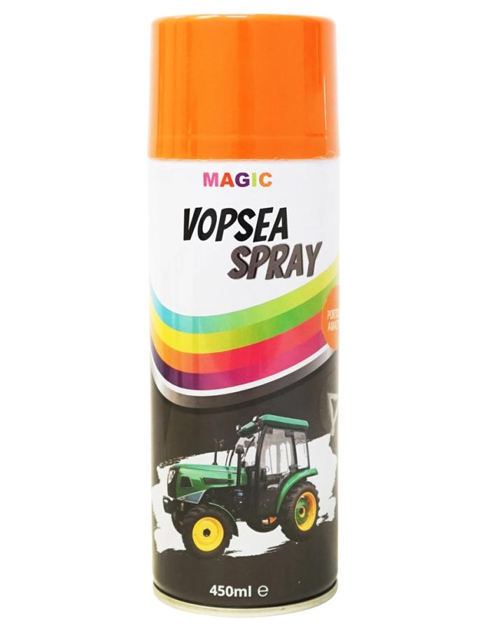 Vopsea Magic Portocaliu 2107 RAL 450 ml — spray email culoare portocalie conform standardului RAL.