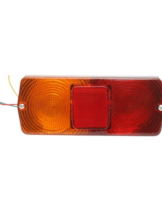 Lampă spate New Holland stânga 184×76×70 mm — lampă spate pentru utilaje agricole New Holland.