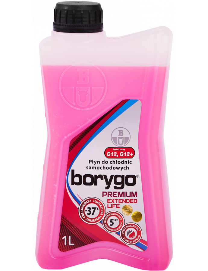 Антифриз BORYGO Premium G12+ 1 л красный – купить в Кишинёве