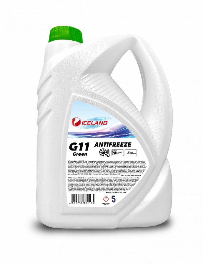 Antifreeze ICELAND G-11 5. (verde)