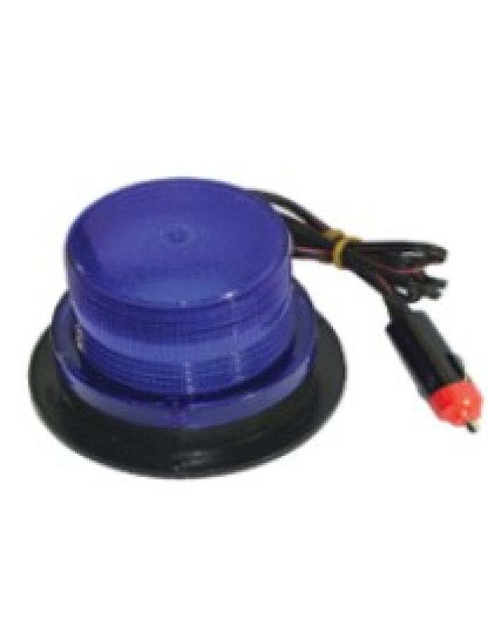 Girofar Led albastru 12V 127x88mm WP