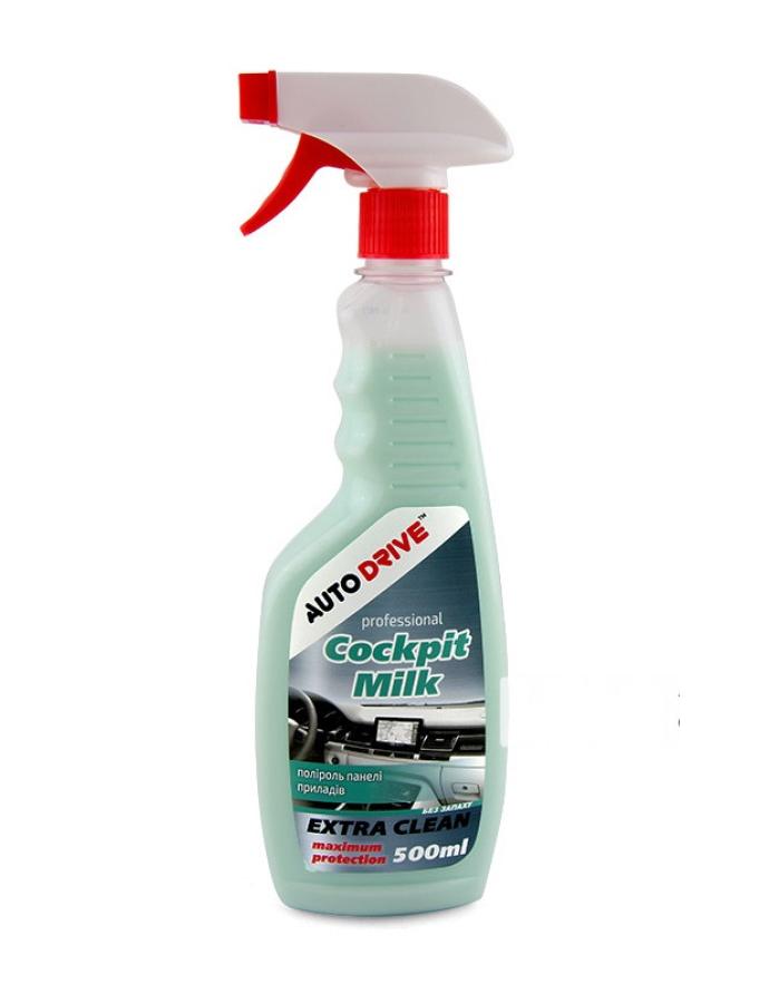 Polish pentru bord Auto Drive Cockpit Milk 500 ml fără parfum — produs pentru curățarea și protecția suprafețelor din interiorul auto.