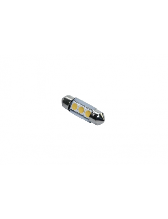 Bec LED feston C5W 24V T11x31 S8.5 3SMD lumină alb cald TEMPEST