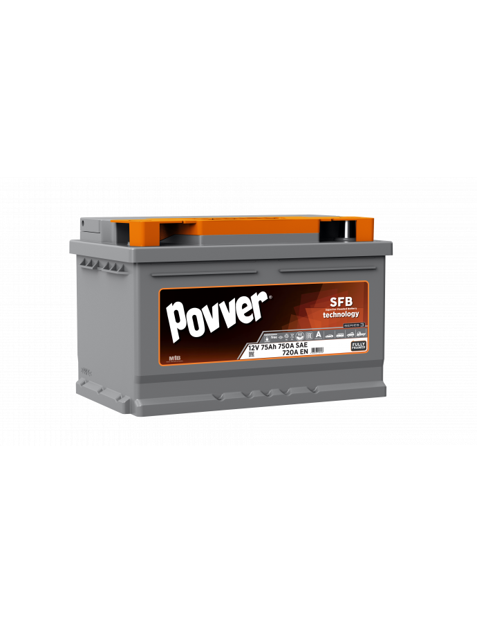 Аккумулятор POVVER 75Ah (Mutlu) S3