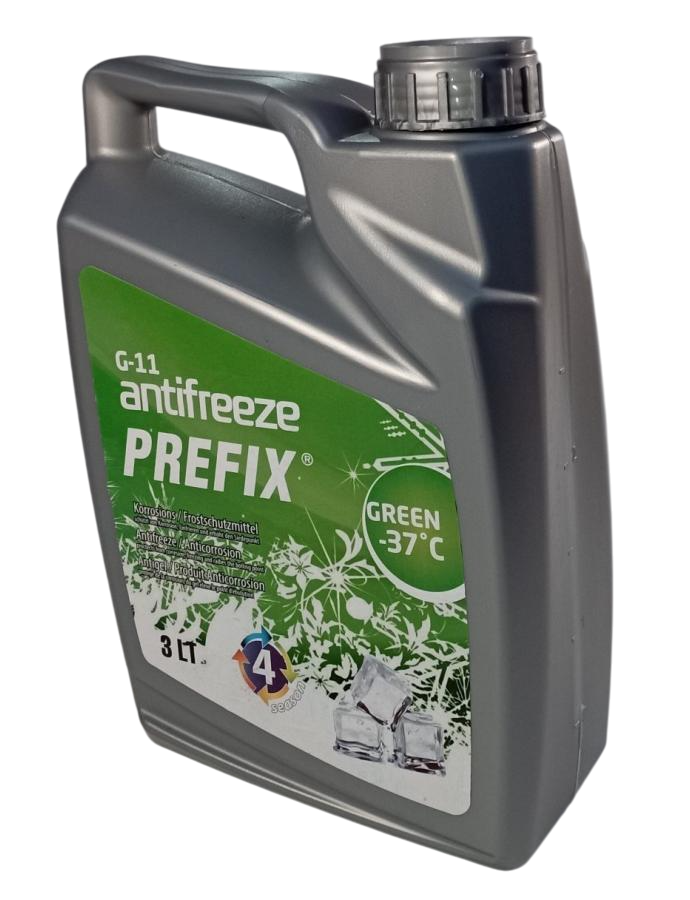Антифриз PREFIX GREEN G11 (-37) 3л