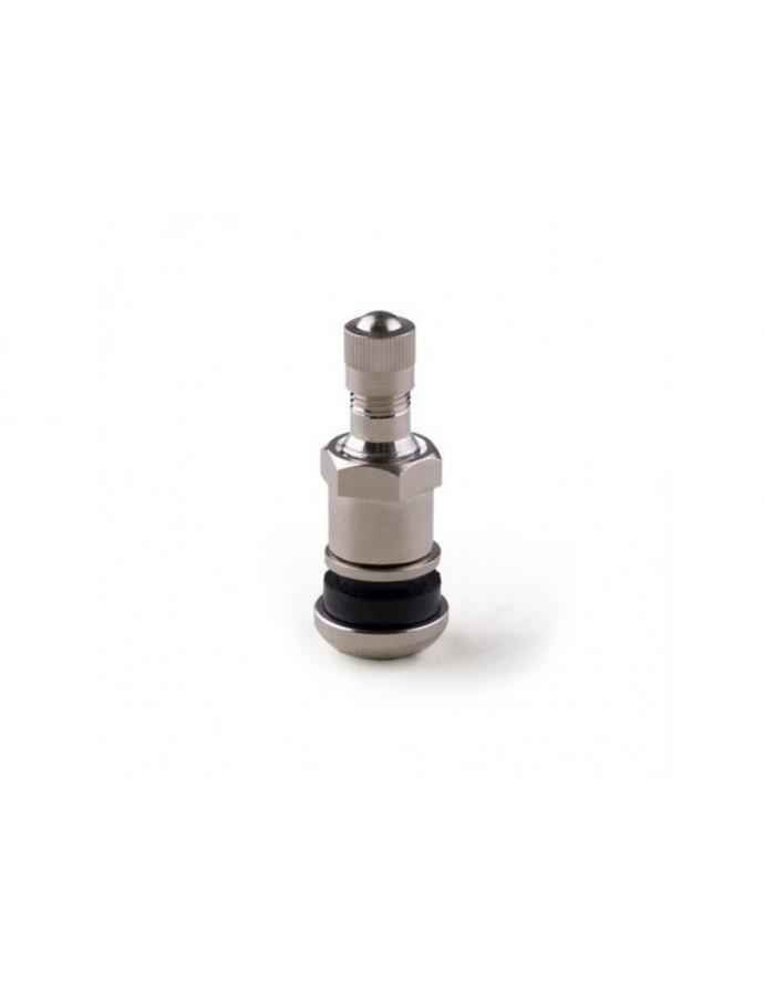 Ventil fără cameră nichelat pentru roată, lungime 42 mm, diametru 11,3 mm