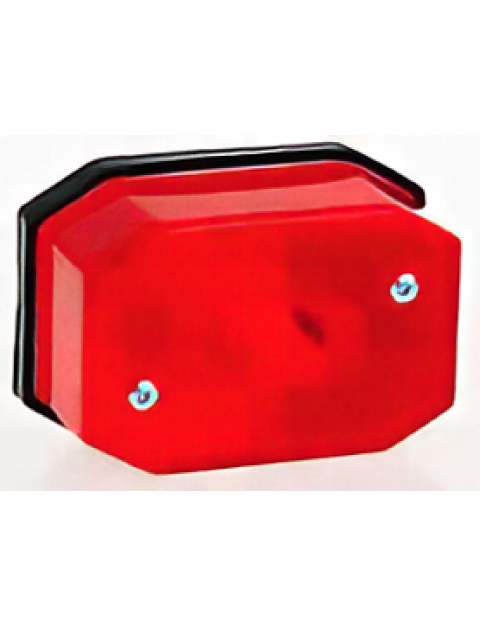 Lampă de gabarit FT-001 C culoare roșie cu reflector