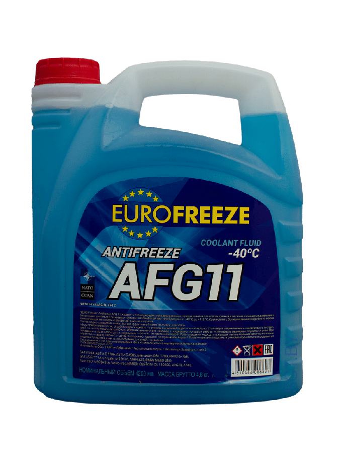 Антифриз EUROFREEZE-35 G11 10l. (синий)