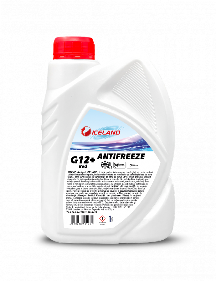 Antifreeze ICELAND G12 1. (rosu)