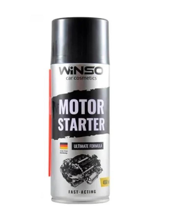 Starter rapid Winso — spray pentru pornire la rece a motorului, îmbunătățește pornirile la temperaturi scăzute.
